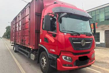 二手东风商用车 天锦KR 245马力 4X2 9.8米厢式载货车(高顶)(国五) 单桥 康明斯二手载货车 黄牌图片