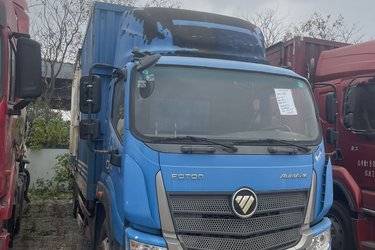 二手福田 欧马可5系中卡 标载版 170马力 4X2 7.75米厢式载货车(国五) 单桥 康明斯二手载货车 黄牌