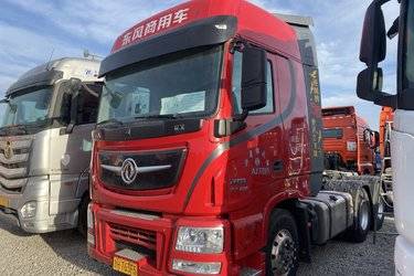 二手东风商用车 天龙旗舰KX 王者版 南方版 600马力 6X4 牵引车(东风14挡)(速比3.64)(带液缓)(国六) 双驱 康明斯二手牵引车 黄牌图片