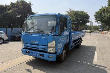 二手庆铃 五十铃KV100 115马力 4.25米单排栏板轻卡(国五) 单桥 庆铃五十铃二手载货车 蓝牌
