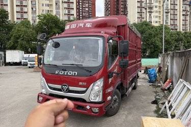 二手福田 奥铃新捷运 3.0L 130马力 CNG 4.17米单排栏板轻卡(国六) 单桥 云内动力二手载货车 蓝牌