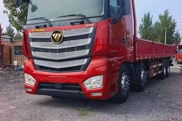 二手福田 欧曼EST 穿越版 490马力 8X4 9.53米栏板载货车(国六) 前四后八 康明斯二手载货车 黄牌