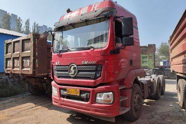 二手陕汽重卡 德龙新M3000 460马力 6X4牵引车(国五) 双驱 潍柴二手牵引车 黄牌图片