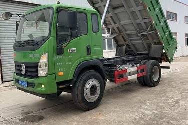 二手中国重汽成都商用车 腾狮 190马力 4X2 3.94米自卸车(国五) 单桥 玉柴二手自卸车 黄牌