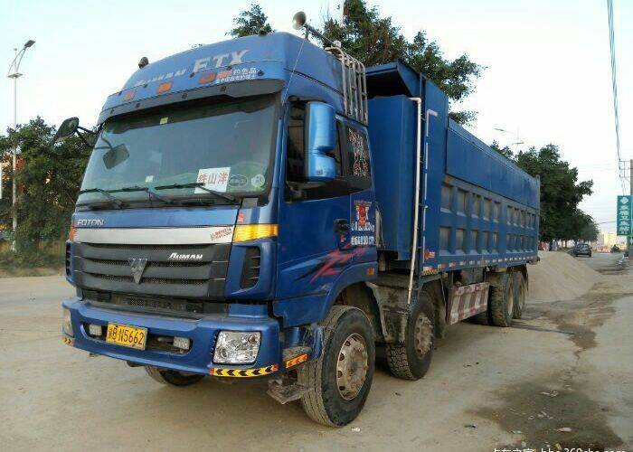 重庆二手自卸车欧曼四桥自卸_重庆二手自卸车