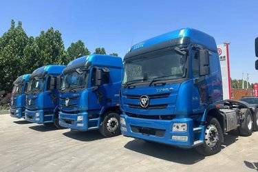 二手福田 欧曼GTL 基本型 440马力 6X4 牵引车(国六) 双驱 福田康明斯二手牵引车 黄牌图片