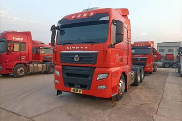 二手中国重汽 汕德卡SITRAK G7重卡 540马力 6X4牵引车(国五) 双驱 曼二手牵引车 黄牌图片