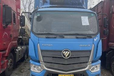 二手福田 欧马可5系中卡 170马力 7.75米厢式载货车 单桥 康明斯二手载货车 黄牌