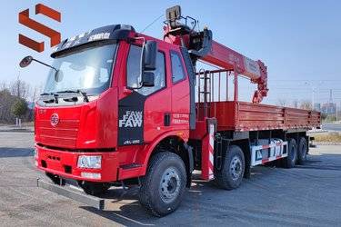 二手随车吊 一汽解放 解放J6L 350 8.4 8X4图片