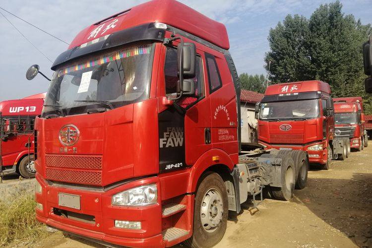 山东济宁二手牵引车 一汽解放j6p420马力转让出售_卡家二手车