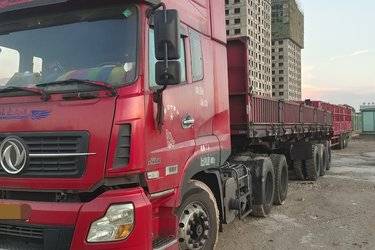 二手东风商用车 天龙重卡 启航版 450马力 6X4牵引车(国五) 双驱 雷诺二手牵引车 黄牌