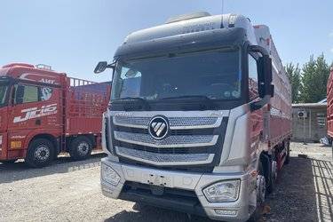 二手福田 欧曼EST 360马力 6X2 9.56米AMT自动挡仓栅式载货车(国六) 前四后四 福田康明斯二手载货车 黄牌图片