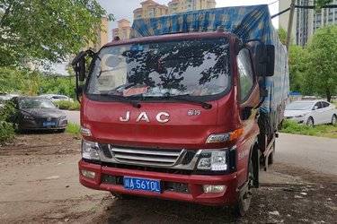 二手江淮 帅铃Q6 130马力 4.18米单排仓栅式轻卡(国五) 单桥 江淮动力二手载货车 蓝牌图片