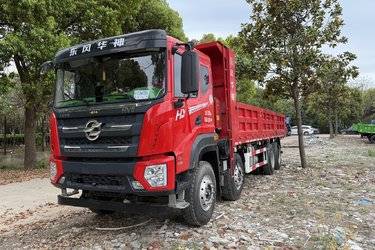 二手东风华神 DV5 300马力 8X4 7.4米自卸车(国六)(速比5.143)(国六) 前四后八 玉柴二手自卸车 黄牌