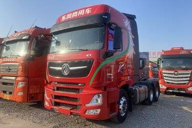 二手东风商用车 天龙旗舰KX 王者版 600马力 6X4牵引车(国六) 双驱 康明斯二手牵引车 黄牌图片