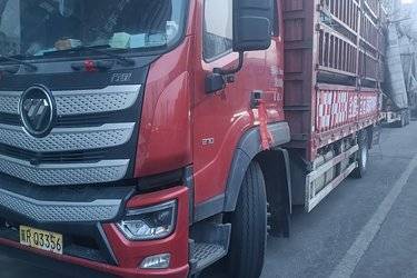 二手福田 欧曼行星 270马力 4X2 6.8米仓栅式载货车(国六) 单桥 玉柴二手载货车 黄牌图片