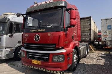 二手陕汽商用车 轩德翼3 轻量化版 490马力 6X4 牵引车(国六) 双驱 福田康明斯二手牵引车 黄牌图片
