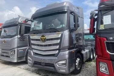 二手福田 欧曼EST 北方版 620马力 6X4 AMT自动档牵引车(液缓)(国六) 双驱 康明斯二手牵引车 黄牌图片