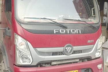 二手福田 奥铃CTS 168马力 5.25米排半栏板轻卡(国五) 单桥 福田康明斯二手载货车 黄牌