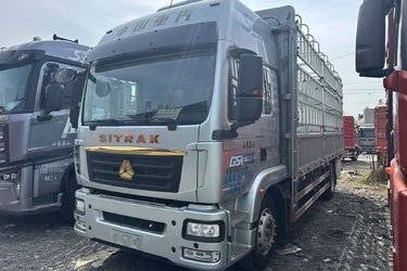 二手中国重汽 汕德卡SITRAK G5重卡 290马力 4X2 6.8米仓栅式载货车(国六) 单桥 曼二手载货车 黄牌