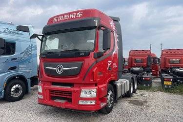 二手东风商用车 天龙旗舰KX 经典版 520马力 6X4牵引车(带液缓)(3.64速比)(国六) 双驱 东风康明斯二手牵引车 黄牌