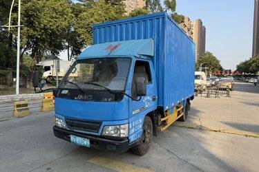 二手江铃 新顺达 109马力 4.21米单排厢式轻卡(国四) 单桥 庆铃五十铃二手载货车 蓝牌