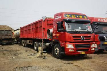 二手大运 V7重卡 460马力 6X4牵引车(国六) 双驱 潍柴二手牵引车 黄牌图片
