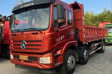 二手大运 风驰中卡 240马力 6X2 7.5米自卸车(国五) 前四后四 潍柴二手自卸车 黄牌图片