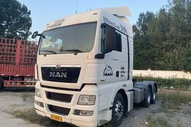 二手曼(MAN) TGX系列重卡 480马力 6X2 AMT自动挡牵引车(国五) 双导 曼二手牵引车 黄牌图片