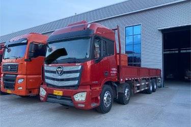 二手福田 欧曼EST 9系重卡 510马力 8X4 9.53米栏板载货车(国五) 前四后八 康明斯二手载货车 黄牌