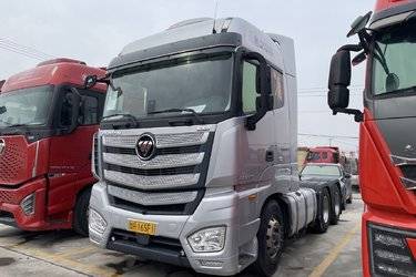二手福田 欧曼EST 6系重卡 穿越版 530马力 6X4 LNG牵引车(16挡)(国六) 双驱 福田康明斯二手牵引车 黄牌图片