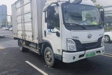 二手东风柳汽 乘龙L2 4.5T 4.165米单排纯电动厢式轻卡  二手电动卡车电动载货车图片