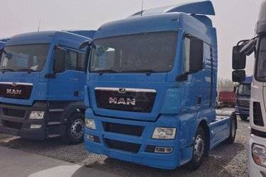 二手曼(MAN) TGX系列重卡 480马力 4X2自动挡牵引车(国五) 单桥 曼二手牵引车 黄牌图片