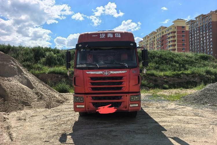 二手一汽解放 350马力 载货车