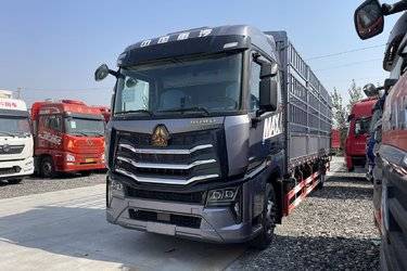 二手中国重汽 HOWO MAX 290马力 4X2 6.75米仓栅式载货车(国六) 单桥 曼二手载货车 黄牌图片