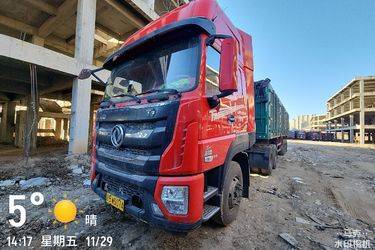 二手东风华神 T7重卡 460马力 6X4 牵引车(国五) 双驱 潍柴二手牵引车 黄牌图片