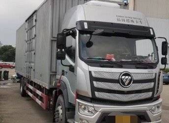 二手福田 欧航AR系 240马力 4X2 9.78米翼开启厢式载货车(国六)(高顶)(国六) 单桥 康明斯二手载货车 黄牌图片