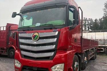 二手福田 欧曼EST 北方版 490马力 8X4 9.53米栏板载货车(国六) 前四后八 康明斯二手载货车 黄牌