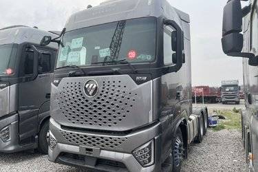 二手福田 欧曼银河 穿越版 660马力 6X4 AMT自动档牵引车(国六) 双驱 康明斯二手牵引车 黄牌图片