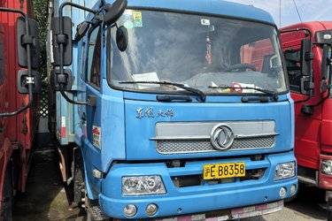 二手东风商用车 天锦中卡 180马力 4X2 6.75米厢式载货车(国五) 单桥 东风二手载货车 黄牌图片