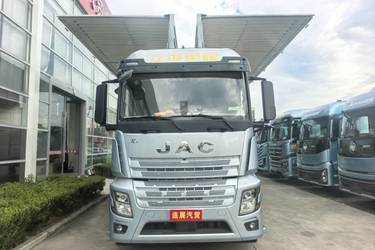 二手江淮 星耀X5重卡 300马力 4X2 9.6米厢式载货车(国六) 单桥 玉柴二手载货车 黄牌图片