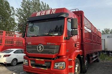 二手陕汽重卡 德龙新M3000 轻量化版 300马力 6X2 9.55米仓栅式载货车(国五) 前四后四 潍柴二手载货车 黄牌图片