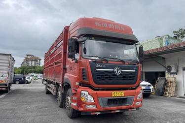 二手东风商用车 天龙VL重卡 290马力 6X2 9.6米厢式载货车(国五) 前四后四 康明斯二手载货车 黄牌