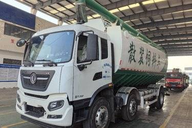 二手粉粒物料运输车 东风商用车 东风天锦VR 300 8.1 6X4