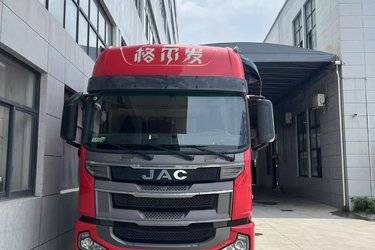 二手江淮 格尔发A5XⅢ重卡 270马力 6X2 9.7米仓栅式载货车(国六) 前四后四 玉柴二手载货车 黄牌