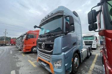 二手陕汽重卡 德龙X5000S 超值版 550马力 6X4 牵引车(国六)(12挡)(国六) 双驱 潍柴二手牵引车 黄牌图片