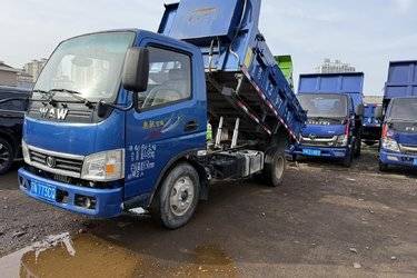二手飞碟奥驰 T2工程系列 95马力 3.15米自卸车(国四) 单桥 玉柴二手自卸车 黄牌图片