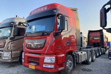 二手东风商用车 天龙旗舰KX 经典版 520马力 6X4 牵引车(国六)(带液缓)(3.91速比)(国六) 双驱 康明斯二手牵引车 黄牌图片