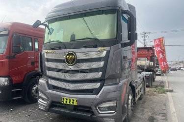 二手福田 欧曼EST 北方版 620马力 6X4 AMT自动档牵引车(液缓)(国六) 双驱 福田康明斯二手牵引车 黄牌图片