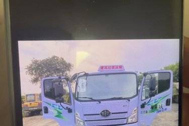 二手解放 虎VR 110马力 4X2 3米自卸车(国六) 单桥 一汽解放二手自卸车 黄牌